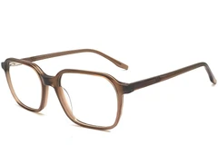Bicchieri rettangolari in acetato marrone #BS2012-0111