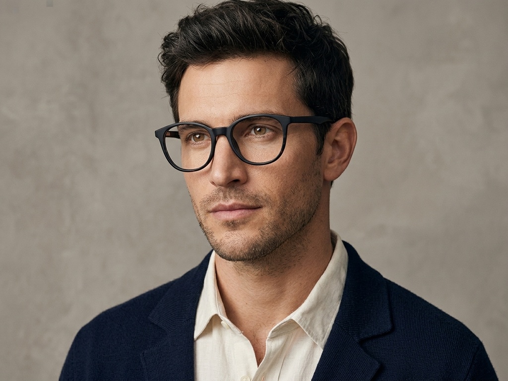 BS2012-0135_Tortoiseshell_Oval_Acetate_Glasses-tryon_male