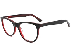 Butterfly Red Acetate Glasses #BS2012-0187