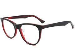 Gafas de acetato con forma de mariposa roja #BS2012-0187