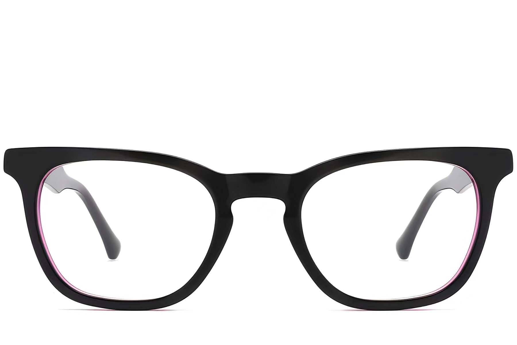 BS2012-0193_Purple_Rectangular_Acetate_Glasses_front