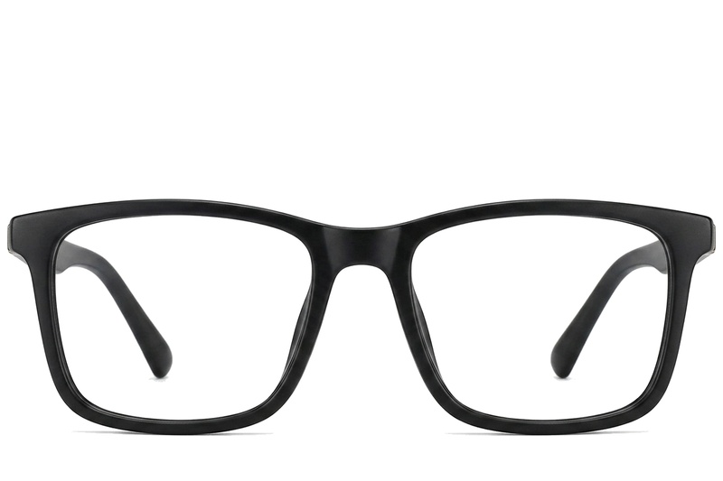 BS2012-0200_Black_Rectangular_Acetate_Glasses_corner-front