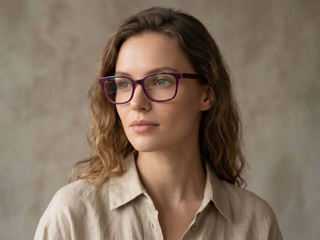 BS2012-0210_Pink_Oval_Acetate_Glasses-tryon_female