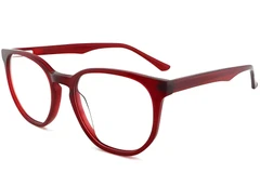 Bicchieri ovali in acetato rosso #BS2012-0216