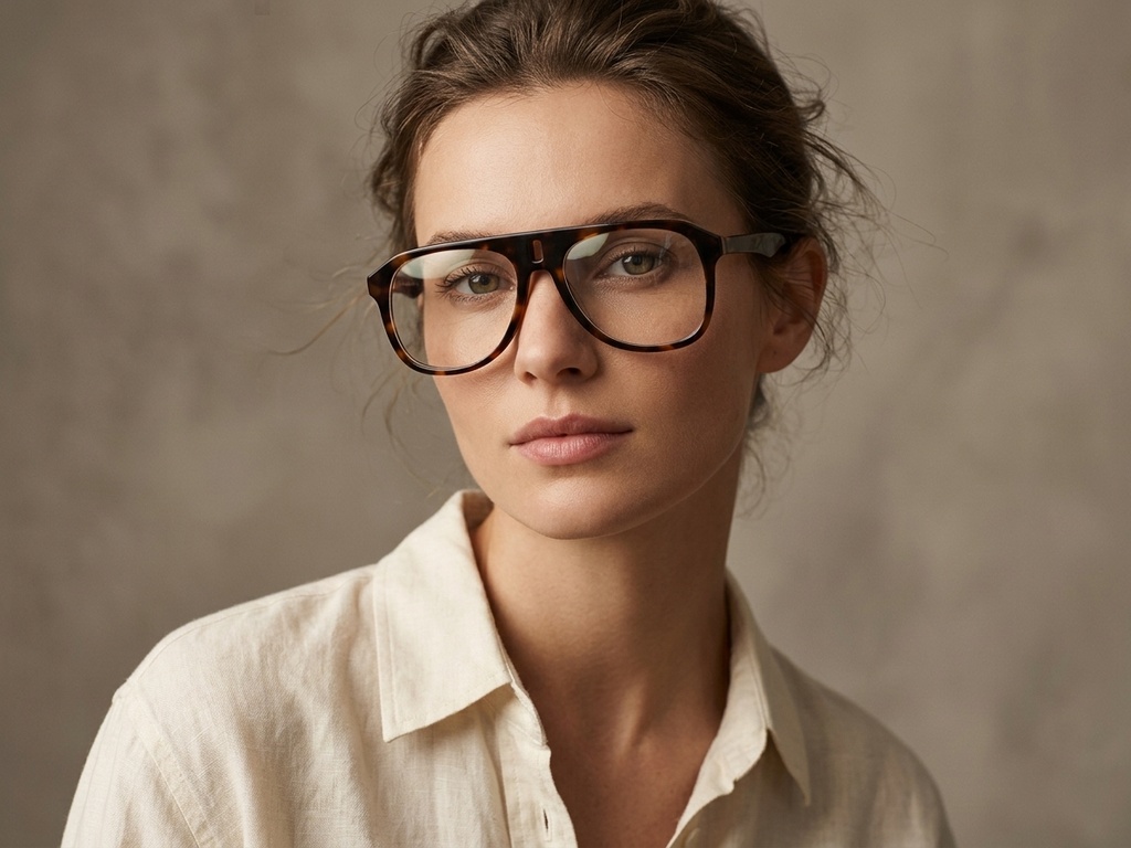 BS2012-0254_Tortoiseshell_Aviator_Acetate_Glasses-tryon_female