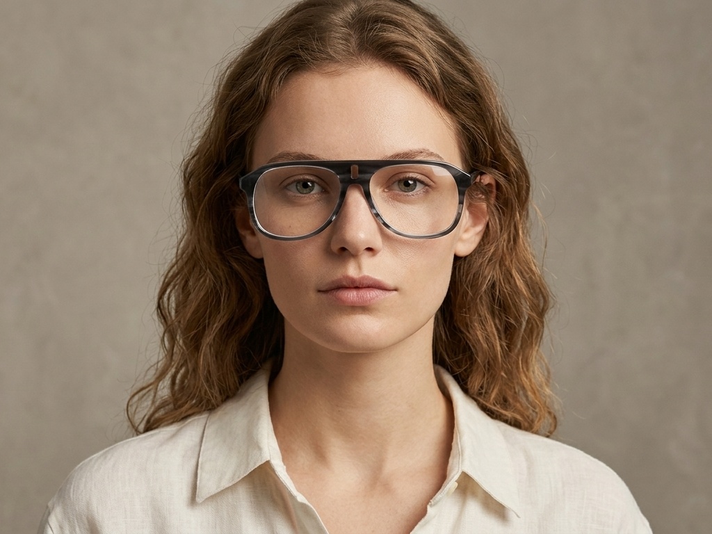 BS2012-0255_Grey_Aviator_Acetate_Glasses-tryon_female