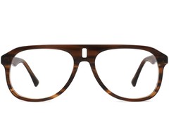 BS2012-0256_Brown_Aviator_Acetate_Glasses_front