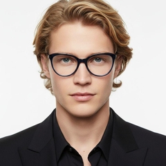 Schmetterlingsblaue Acetatbrille #BS2012-0271