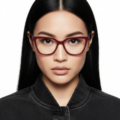 Vlinderrode acetaatbril #BS2012-0322