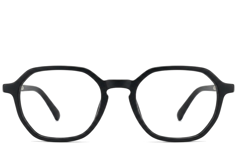BS2012-0334_Black_Geometric_Acetate_Glasses_corner-front