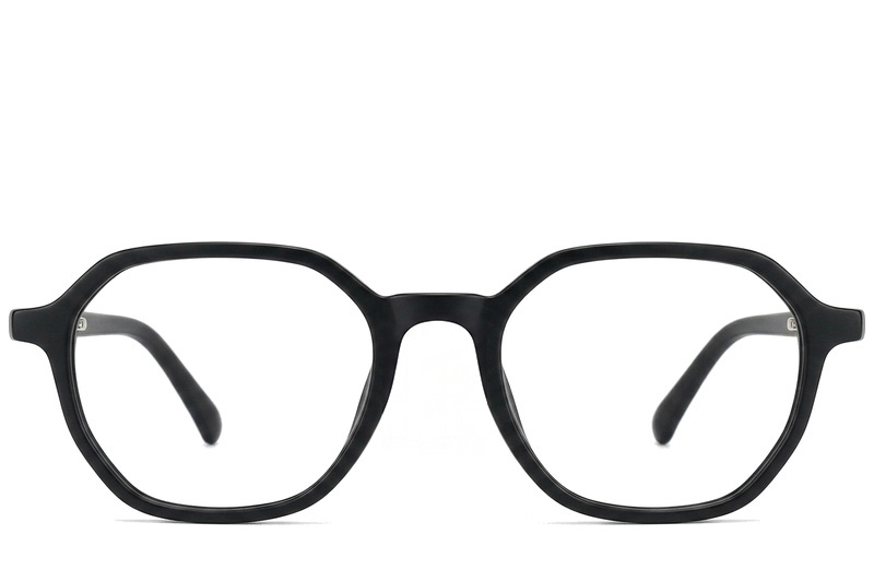 BS2012-0334_Black_Geometric_Acetate_Glasses_corner-front