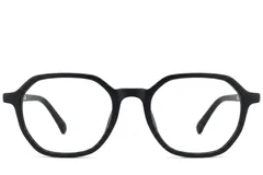 BS2012-0334_Black_Geometric_Acetate_Glasses_corner-front