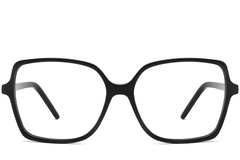 BS2012-0351_Black_Rectangular_Acetate_Glasses_front