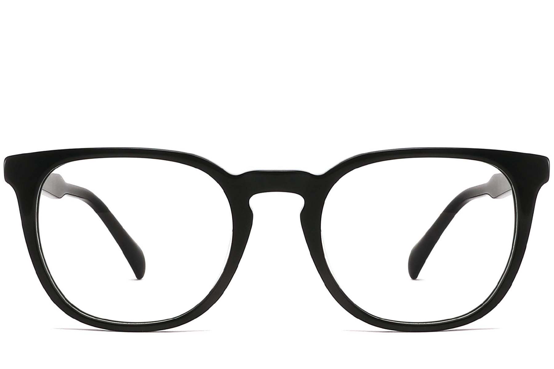 BS2012-0356_Black_Oval_Acetate_Glasses_front