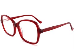 Occhiali in acetato rosso farfalla #BS2012-0384