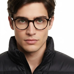 Oval Tortoiseshell Acetate Glasses #BS2012-0415