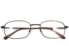 BS2012-0422_Brown_Rectangular_Metal_Glasses-front