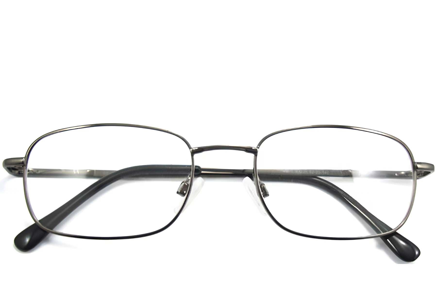 BS2012-0423_Grey_Rectangular_Metal_Glasses_front