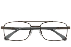 BS2012-0424_Brown_Aviator_Metal_Glasses-front