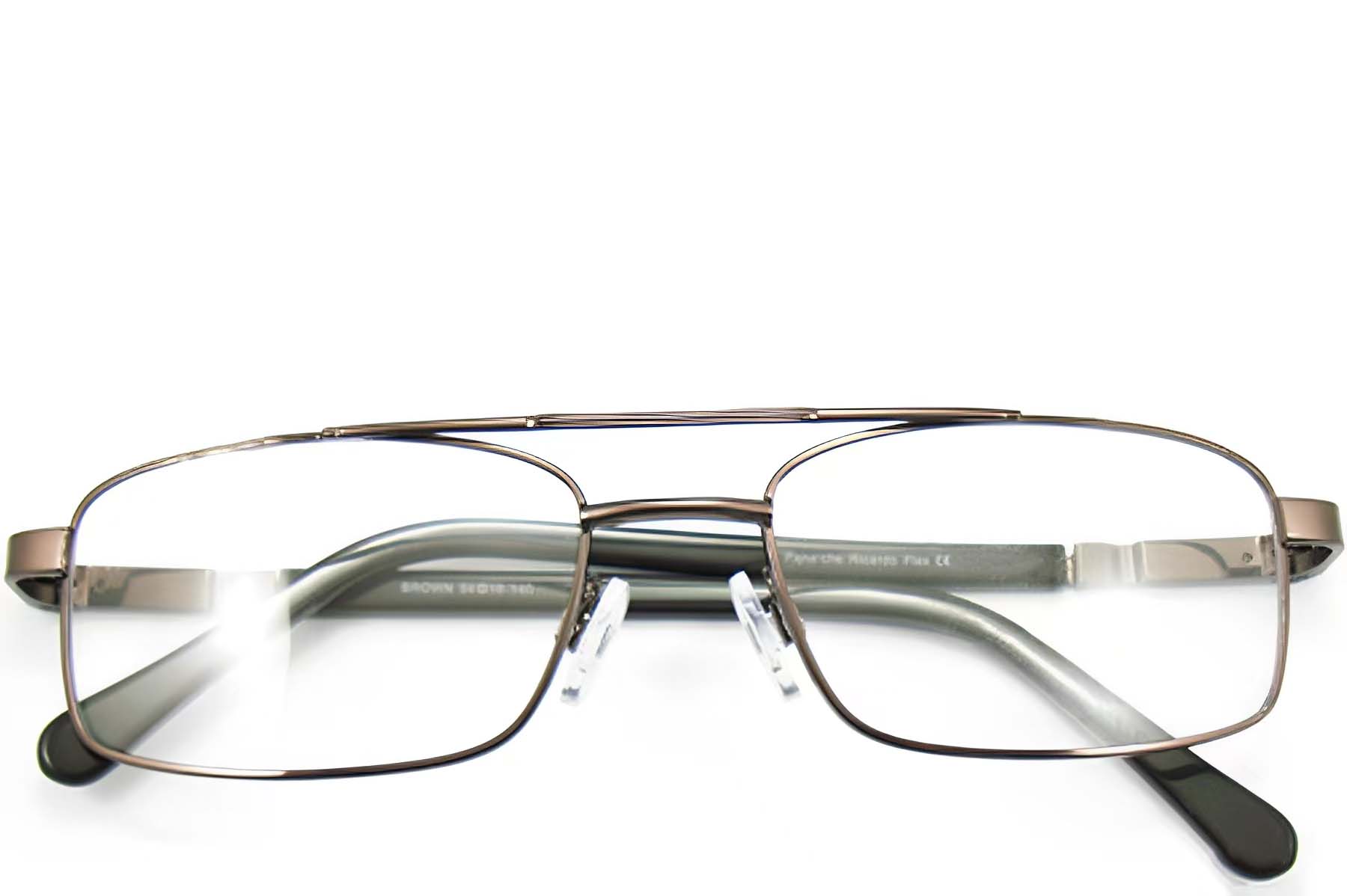 BS2012-0424_Brown_Aviator_Metal_Glasses_front