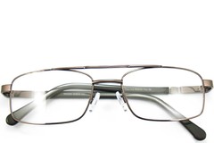 BS2012-0424_Brown_Aviator_Metal_Glasses_front