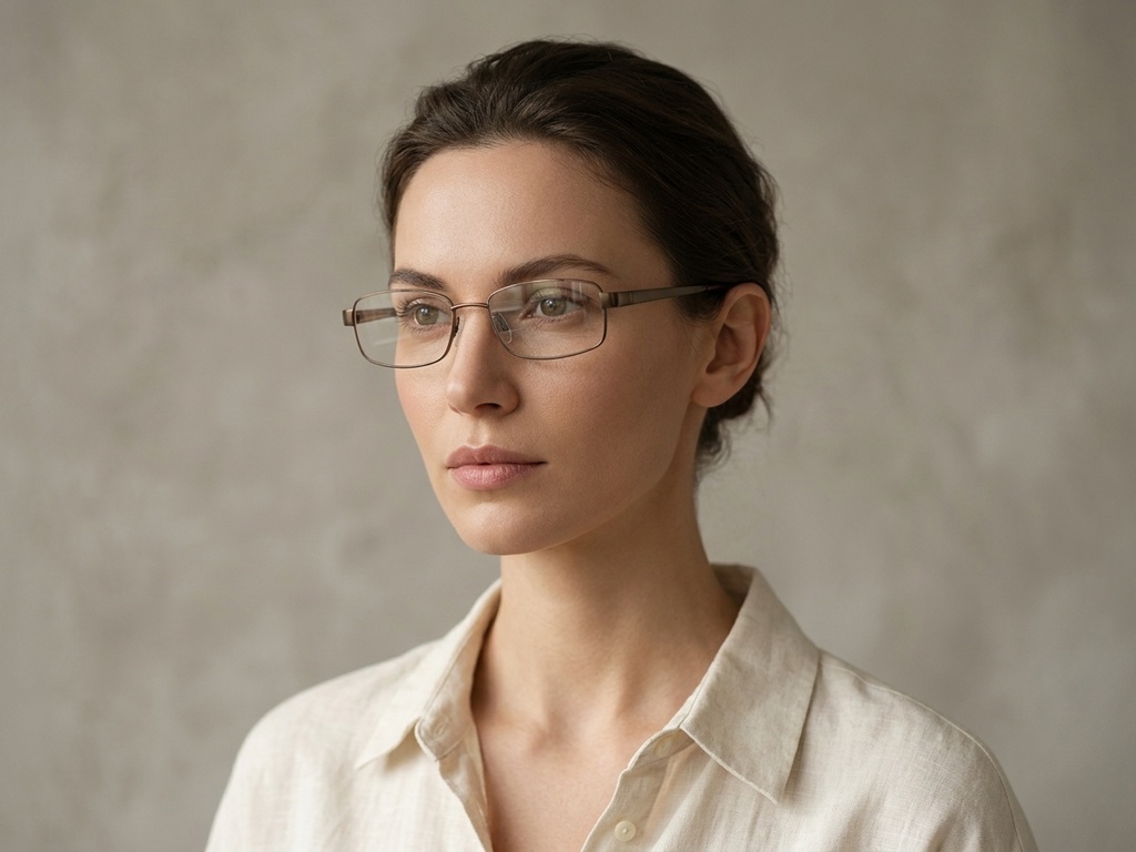 BS2012-0427_Brown_Rectangular_Metal_Glasses-tryon_female