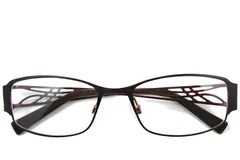 BS2012-0431_Brown_Oval_Metal_Glasses-front