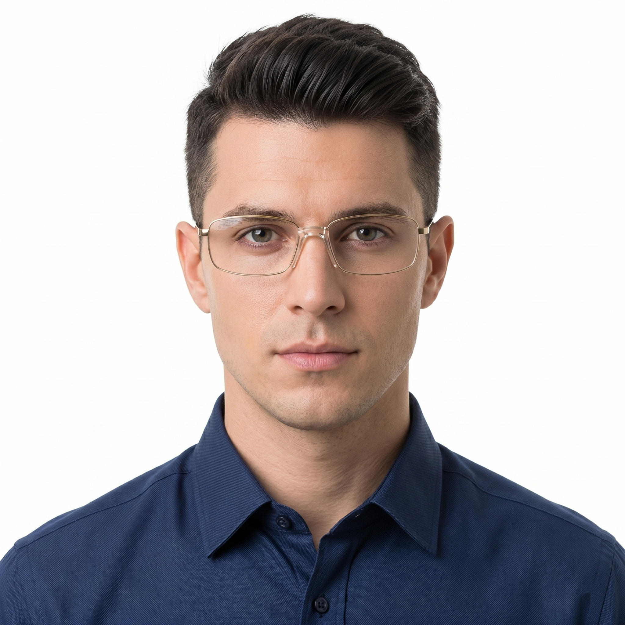 bs2012-0432_golden_rectangular_metal_glasses_model_model