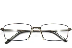 BS2012-0434_Brown_Rectangular_Metal_Glasses_front