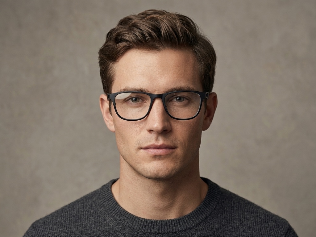 BS2012-0435_Black_Oval_Metal_Glasses-tryon_male