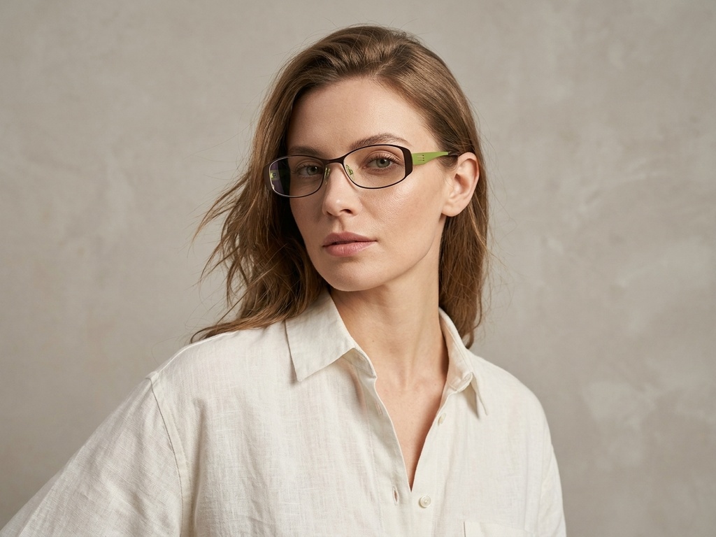 BS2012-0438_Green_Oval_Metal_Glasses-tryon_female