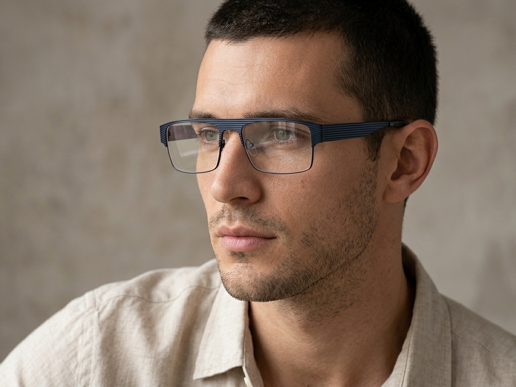 BS2012-0445_Blue_Rectangular_Metal_Glasses-tryon_male