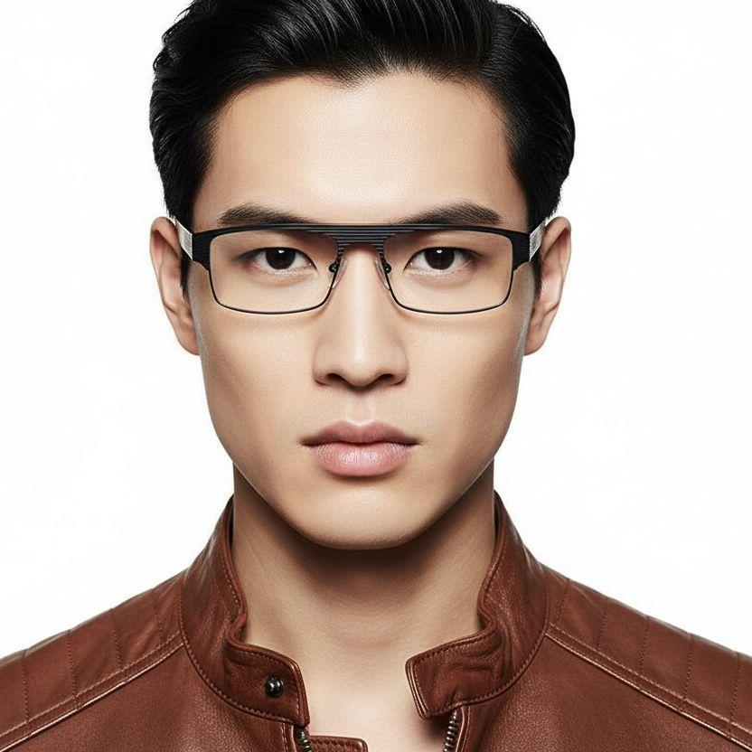 bs2012-0445_blue_rectangular_metal_glasses_model