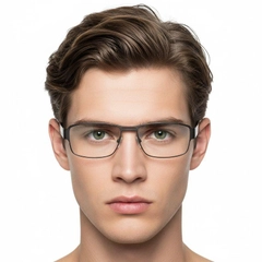 Aviator Brown Metal Glasses #BS2012-0449