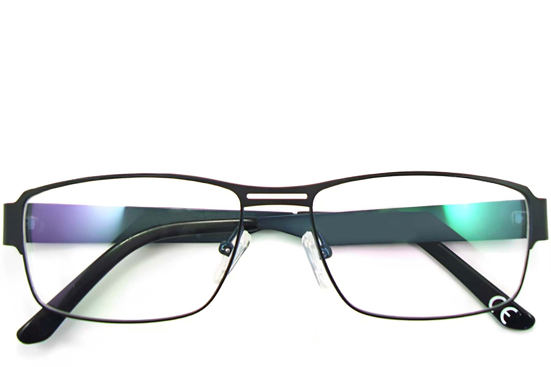 BS2012-0450_Blue_Aviator_Metal_Glasses_front