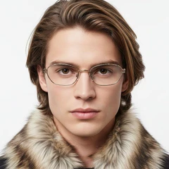 BS2012-0457_Brown_Oval_Metal_Glasses_model