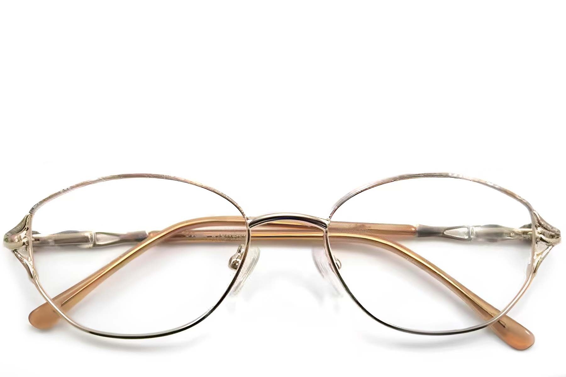 BS2012-0460_Golden_Oval_Metal_Glasses_front