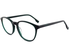 Oval Green Acetate Glasses #BS2012-0485