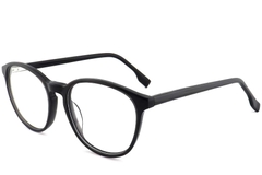 Oval Black Acetate Glasses #BS2012-0486