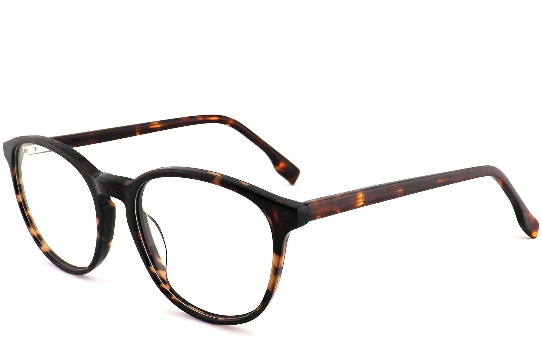 Oval Tortoiseshell Acetate Glasses #BS2012-0487