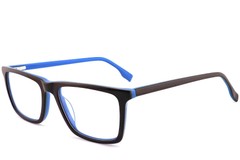Bicchieri rettangolari in acetato marrone #BS2012-0517