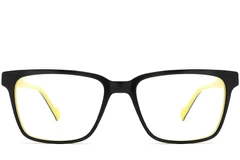 BS2012-0518_Black_Rectangular_Acetate_Glasses_front