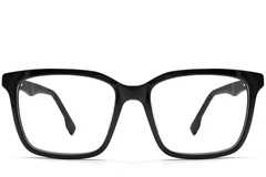 BS2012-0583_Black_Rectangular_Acetate_Glasses_front