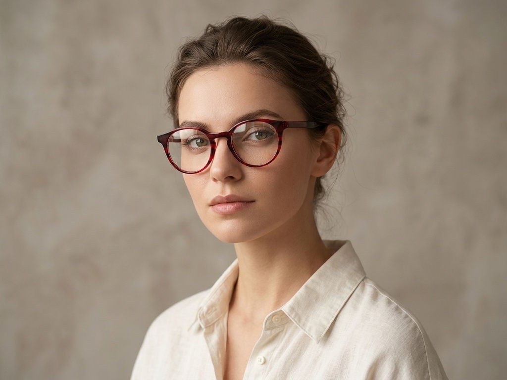 BS2012-0596_Tortoiseshell_Round_Acetate_Glasses-tryon_female