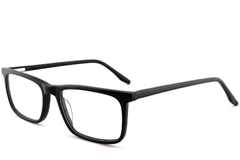 Rectangular Black Acetate Glasses #BS2012-0615