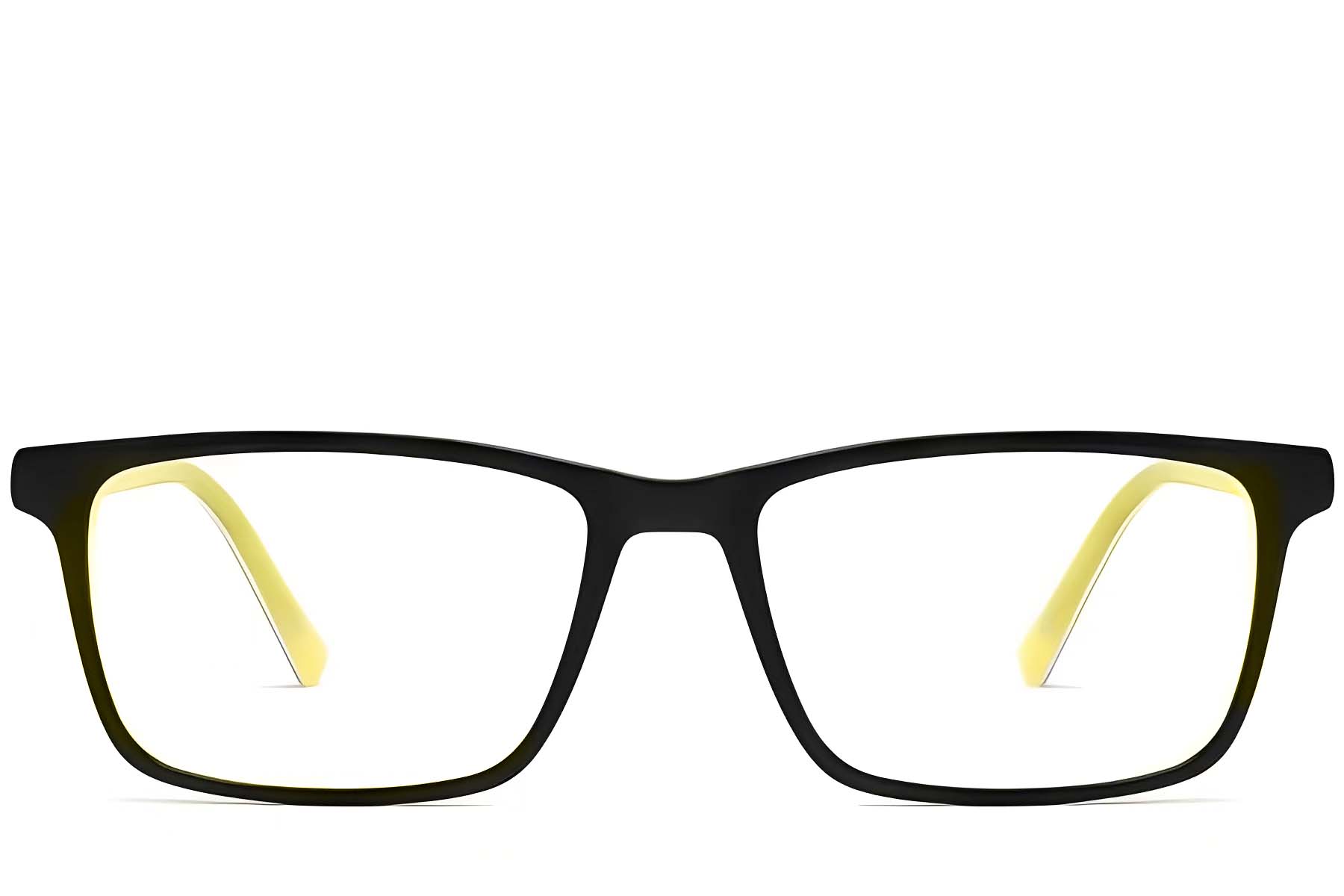 BS2012-0623_Black_Rectangular_Acetate_Glasses_front
