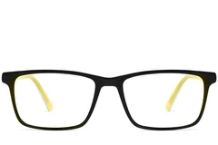 BS2012-0623_Black_Rectangular_Acetate_Glasses_front
