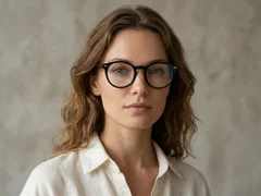 BS2012-0624_Black_Round_Acetate_Glasses-tryon_female