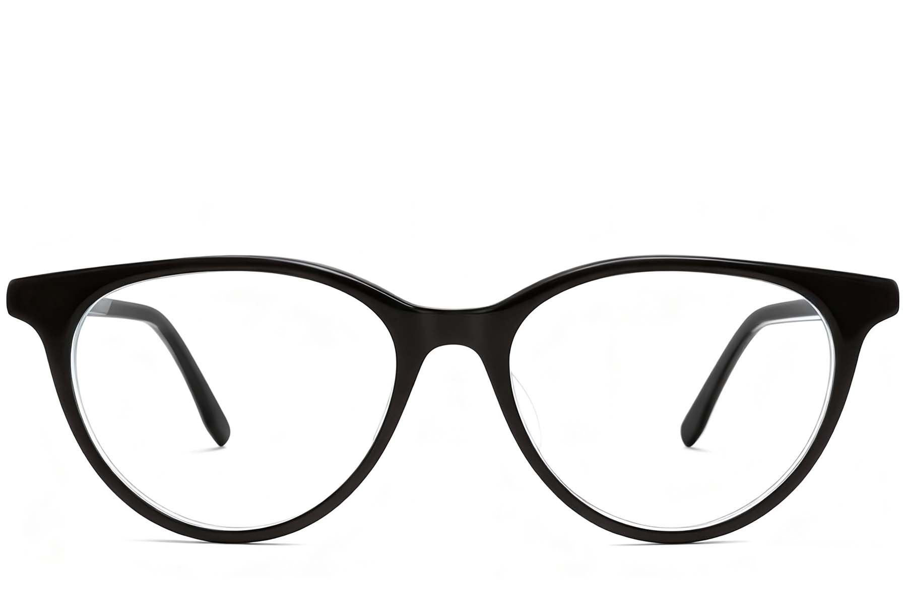 BS2012-0626_Black_Butterfly_Acetate_Glasses_front