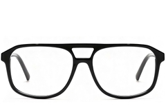 BS2012-0628_Black_Aviator_Acetate_Glasses_front